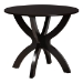 Baxton Studio Rita Modern Sand Dark Brown Finished Wood 5-Piece Dining Set - Rita-Sand/Dark Brown-5PC Dining Set