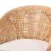 bali & pari Lumajang Bohemian Light Honey Rattan and Wood 2-Piece Dining Chair Set - Lumajang-Light Honey/Light Brown Rattan-DC