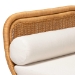 bali & pari Veve Bohemian Light Honey Rattan Daybed - Veve-Light Honey Rattan/Cushioned-Daybed