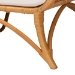 bali & pari Veve Bohemian Light Honey Rattan Daybed - Veve-Light Honey Rattan/Cushioned-Daybed
