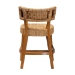 bali & pari Sabit Bohemian Seagrass and Mahogany Wood Counter Stool - Sabit-SVN087-Mahogany/Seagrass-CS