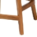 bali & pari Sabit Bohemian Seagrass and Mahogany Wood Counter Stool - Sabit-SVN087-Mahogany/Seagrass-CS