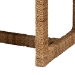 bali & pari Cipally Bohemian Seagrass and Mahogany Wood Accent Bench - Cipally-SVN088-Mahogany/Seagrass-Bench