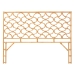 bali & pari Kalcya Bohemian Natural Rattan King Size Standalone Headboard - WS30503-1B W1200-Natural Rattan-HB-King