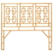 bali & pari Galvan Bohemian Natural Rattan Queen Size Standalone Headboard - WS30503-3B W162-Natural Rattan-HB-Queen