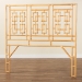 bali & pari Galvan Bohemian Natural Rattan Queen Size Standalone Headboard - WS30503-3B W162-Natural Rattan-HB-Queen