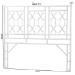 bali & pari Sampson Bohemian White Rattan Queen Size Standalone Headboard - WS30503-5B W162-White Rattan-HB-Queen