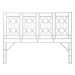 bali & pari Sampson Bohemian White Rattan King Size Standalone Headboard - WS30503-5B W200-White Rattan-HB-King