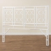 bali & pari Sampson Bohemian White Rattan King Size Standalone Headboard - WS30503-5B W200-White Rattan-HB-King
