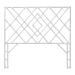 bali & pari Lavali Bohemian White Rattan Queen Size Standalone Headboard - WS30503-6 W162-White Rattan-HB-Queen