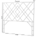 bali & pari Lavali Bohemian White Rattan Queen Size Standalone Headboard - WS30503-6 W162-White Rattan-HB-Queen