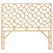 bali & pari Kalcya Bohemian Natural Rattan Queen Size Standalone Headboard - WS30503-1B W162-Natural Rattan-HB-Queen