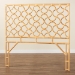 bali & pari Kalcya Bohemian Natural Rattan Queen Size Standalone Headboard - WS30503-1B W162-Natural Rattan-HB-Queen