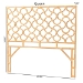 bali & pari Kalcya Bohemian Natural Rattan Queen Size Standalone Headboard - WS30503-1B W162-Natural Rattan-HB-Queen