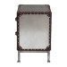 Baxton Studio Jacey Vintage Silver Metal 2-Drawer End Table - JY24A032-Wooden-Cabinet