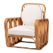 bali & pari Tiramisu Bohemian Light Honey Rattan Arm Chair