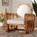 bali & pari Tiramisu Bohemian Light Honey Rattan Arm Chair - Tiramisu-Light Honey Rattan-AC