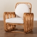 bali & pari Tiramisu Bohemian Light Honey Rattan Arm Chair - Tiramisu-Light Honey Rattan-AC