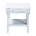 Baxton Studio Jeanne Vintage Traditional White Wood End Table - JY23B392-Wooden White-ET