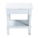Baxton Studio Jeanne Vintage Traditional White Wood End Table - JY23B392-Wooden White-ET