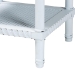 Baxton Studio Jeanne Vintage Traditional White Wood End Table - JY23B392-Wooden White-ET