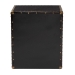 Baxton Studio Mallison Vintage Black Canvas 3-Drawer End Table - JY23B241-Black-ET