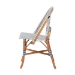 bali & pari Genica Classic French Two-Tone Navy and White Weaving and Natural Rattan Bistro Chair - DC613-Rattan-Navy/White-DC No Arm