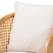 bali & pari Niko Bohemian Light Honey Rattan Arm Chair - DCWH10010-Light Honey Rattan-Niko Chair