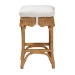 bali & pari Muy Bohemian Scallop Honey Rattan Counter Stool - DC0899-A-Muy-Honey Rattan-Counter Stool