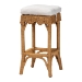 bali & pari Muy Bohemian Scallop Honey Rattan Bar Stool