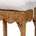 bali & pari Muy Bohemian Scallop Honey Rattan Bar Stool - DC0899-B-Muy-Honey Rattan-Bar Stool
