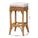 bali & pari Muy Bohemian Scallop Honey Rattan Bar Stool - DC0899-B-Muy-Honey Rattan-Bar Stool