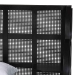 Baxton Studio Cascadia Mid-Century Modern Ebony Black Wood Queen Size Wingback Platform Bed - MG0225-Ebony Black-Queen