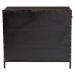 Baxton Studio Benton Vintage Black Canvas 4-Drawer Storage Cabinet - JY23B238-Black-Cabinet