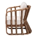 bali & pari Westham Bohemian Natural Rattan and Seagrass Arm Chair - Westham-Light Brown-CC
