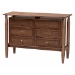 Baxton Studio Alyssa Japandi Walnut Brown Wood 6-Drawer Dresser