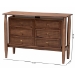 Baxton Studio Alyssa Japandi Walnut Brown Wood 6-Drawer Dresser - SW8000-86D6D-Walnut-Dresser