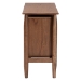 Baxton Studio Alyssa Japandi Walnut Brown Wood 6-Drawer Dresser - SW8000-86D6D-Walnut-Dresser