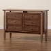 Baxton Studio Alyssa Japandi Walnut Brown Wood 6-Drawer Dresser - SW8000-86D6D-Walnut-Dresser