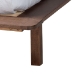 Baxton Studio Alyssa Japandi Walnut Brown Wood King Size 4-Piece Bedroom Set - SW8598-Walnut-4PC King Bedroom set