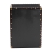 Baxton Studio Jaelyn Vintage Black Canvas 4-Drawer End Table - JY24A037-Black-Wooden-ET
