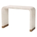 bali & pari Carlyn Coastal Beige and White Mother of Pearl Capiz Shell 3-Piece Accent Table Set - F242-FT19-3PC-Table Set