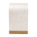 bali & pari Carlyn Coastal Beige and White Mother of Pearl Capiz Shell 3-Piece Accent Table Set - F242-FT19-3PC-Table Set