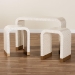 bali & pari Carlyn Coastal Beige and White Mother of Pearl Capiz Shell 3-Piece Accent Table Set - F242-FT19-3PC-Table Set