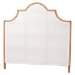 bali & pari Melanie Bohemian Light Honey Rattan King Size Standalone Headboard - Melanie-Wood/Light Honey-King-HB