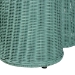 bali & pari Palm Bohemian Seafoam Green Scallop Rattan Console Table - Palm-Green Rattan-Console Table