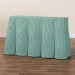 bali & pari Palm Bohemian Seafoam Green Scallop Rattan Console Table - Palm-Green Rattan-Console Table