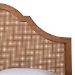 Baxton Studio Alecia Mid-Century Ash Walnut Wood Queen Size Platform Bed - MG9780-1/9704-Queen
