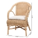 bali & pari Reinu Natural Rattan Dining Chair - DC829-Reinu-Light Honey Rattan-CC