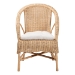 bali & pari Reinu Natural Rattan Dining Chair - DC829-Reinu-Light Honey Rattan-CC